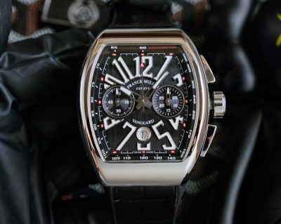 Franck Muller Vanguard Yachting V45 Black Face 7750 Movement 44*54mm Watch